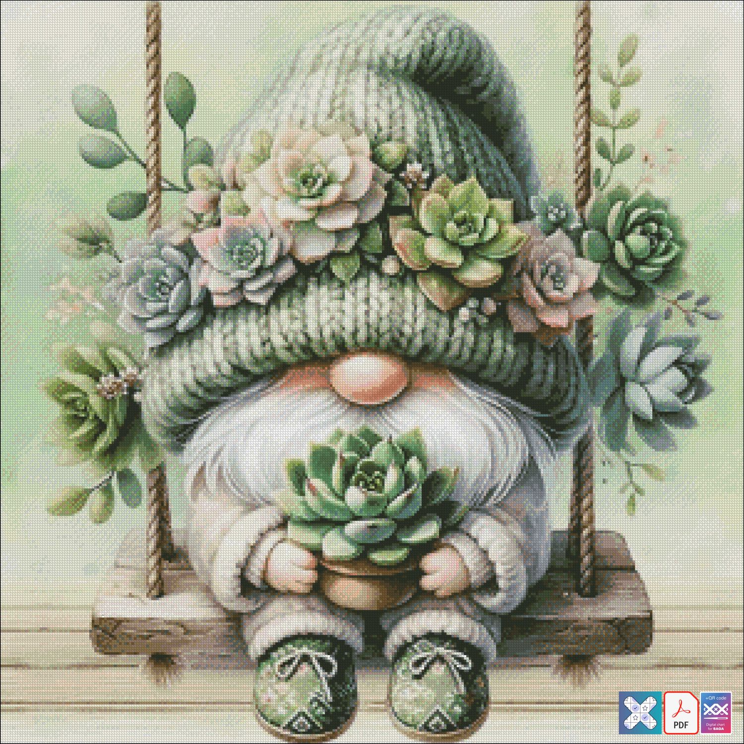Succulent Gnome -2