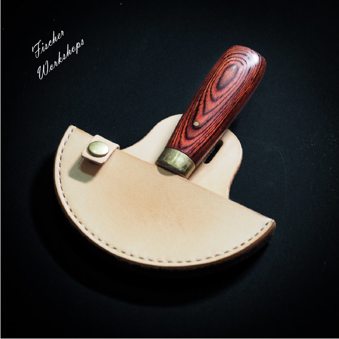 Mountable Round Knife Sheath Printable Pattern
