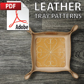Leather Window Art Tray Printable PDF Patterns