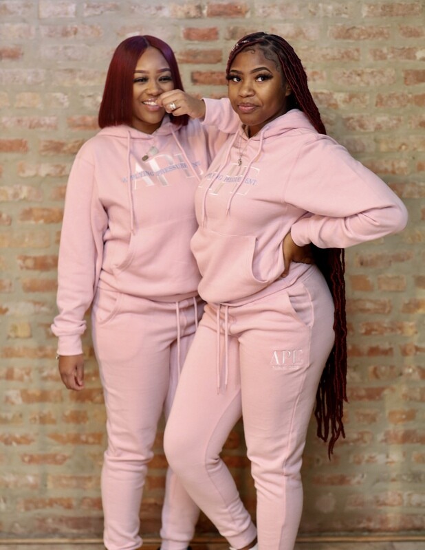 Light Pink A.P.E Jogger Set
