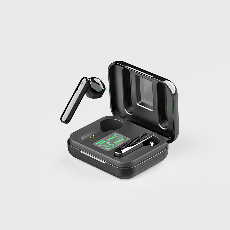 Binaural ears with charging compartment, triple true digital display, touch true wireless stereo