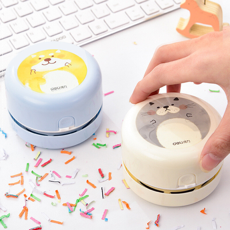 Powerful 18880 Mini Desktop Vacuum Cleaner Office Cleaner Suction Eraser Scraps Paper Dust Electric Wireless