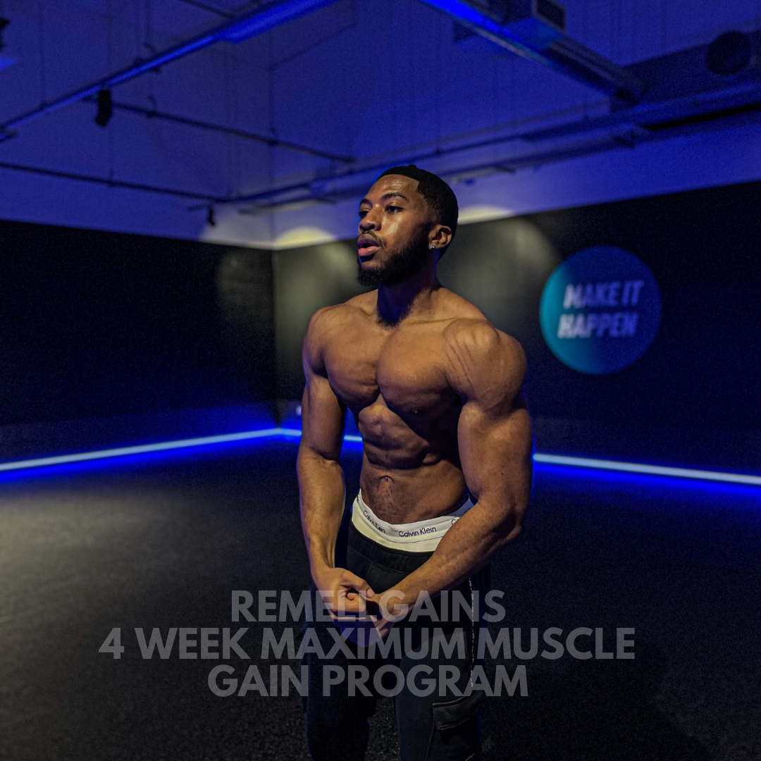 4 Week Maximum Muscle Gain Program (Beginners/Novices)