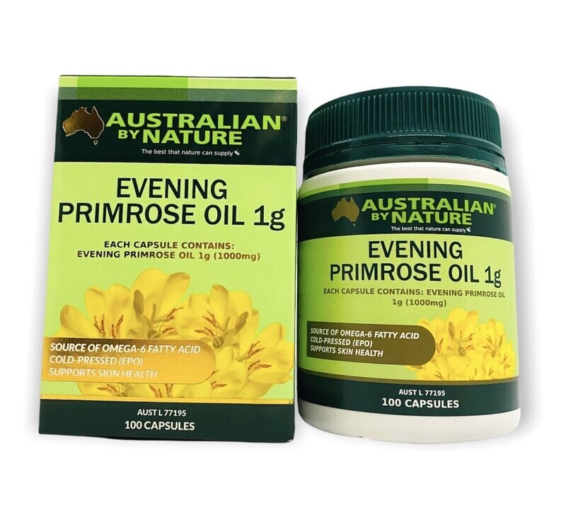 Australian by Nature Evening Primrose Oil 1000mg 100 Capsules