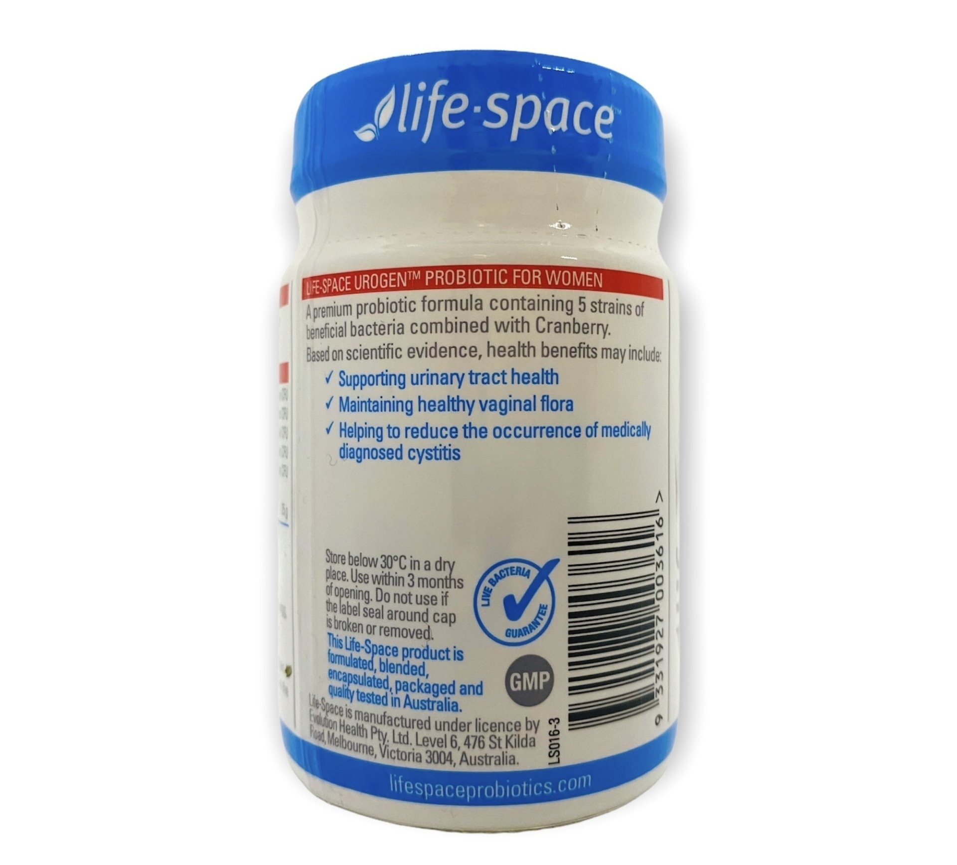 Lifespace Urogen Probiotic For Women 60 Capsules