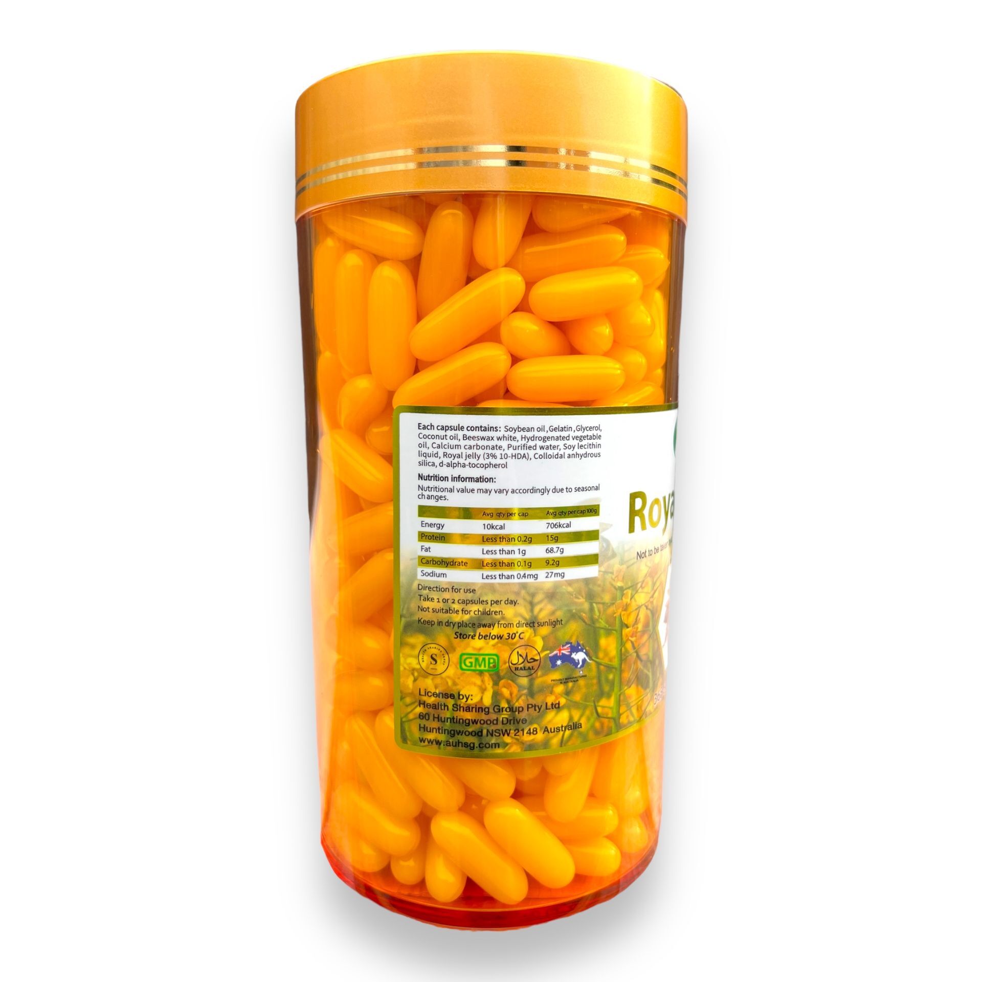 Nature's King Royal Jelly 1000mg 365 Soft Capsules