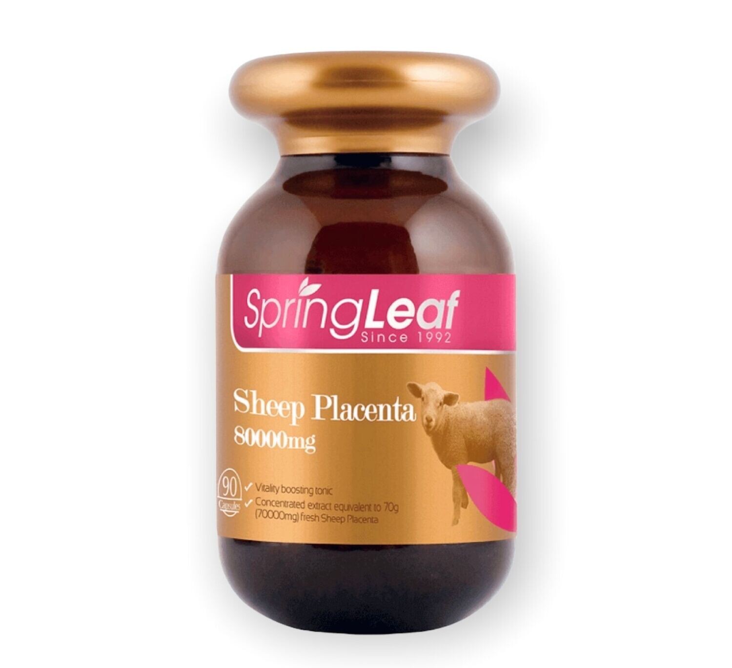 Springleaf Sheep Placenta 80000mg 90 Capsules