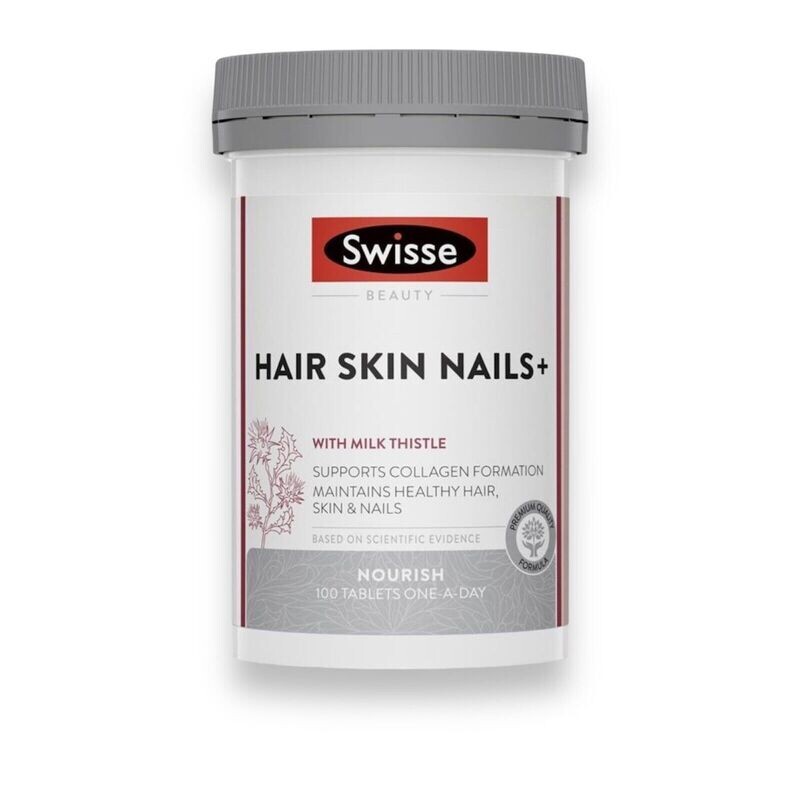 Swisse Hair Skin Nails Ultiboost 100 Tablets