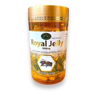 Nature's King Royal Jelly 1000mg 120 Soft Capsules