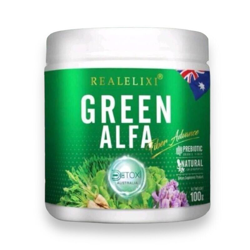 New Real Elixir Green Alfa Chlorophyll Plus 100g