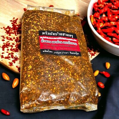 Original Thai  Ground Chilli traditional Homemade 500g Very Hot and Spicy