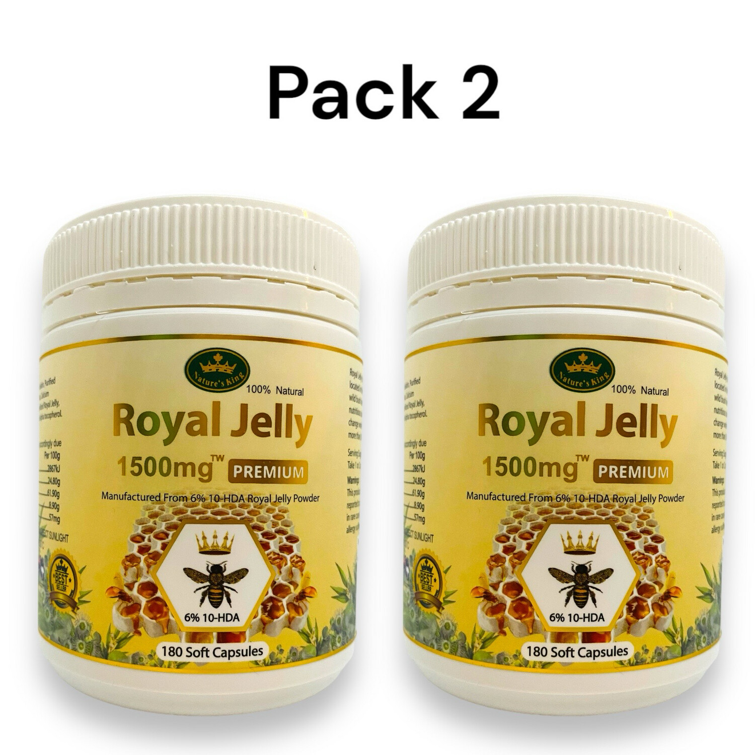 Buy 2 For £94 Nature’s King Royal Jelly Premium