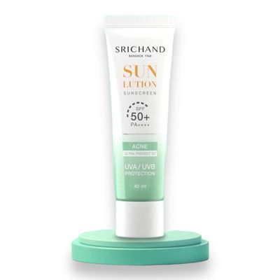 Srichand Sunscreen  Acne care formula SPF50 PA++++ 40g