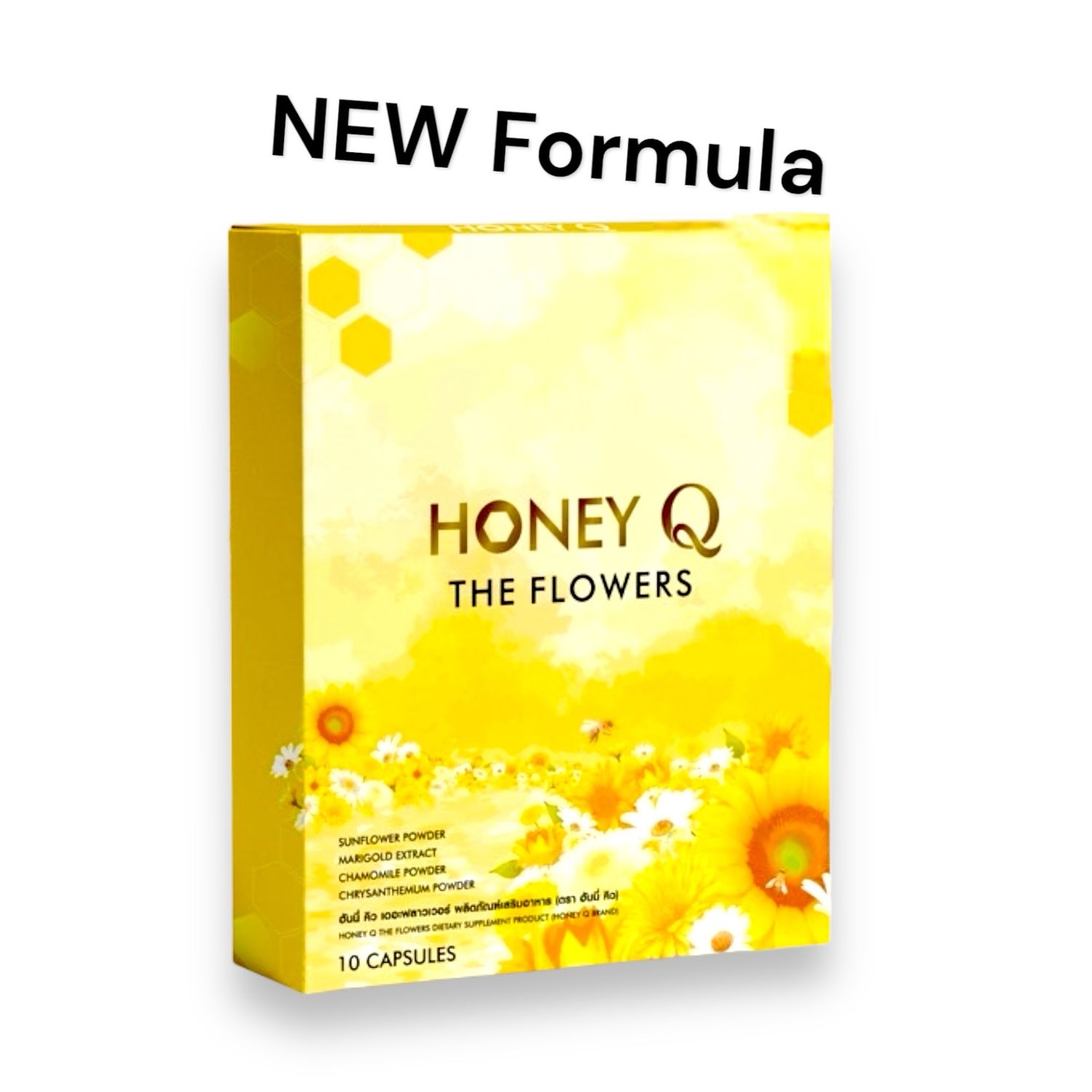 Honey Q The Flower Dietary Supplement 10 Caps (NEW Formular)