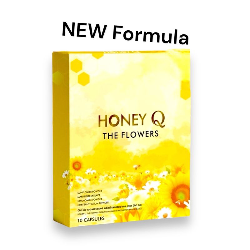 Honey Q The Flower Dietary Supplement 10 Caps (NEW Formular)