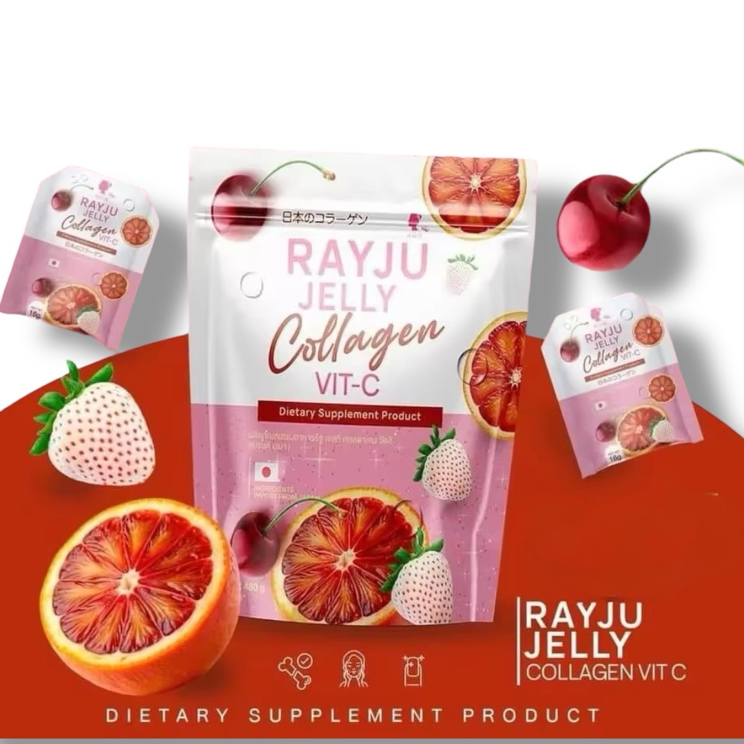 Rayju Jelly Collagen Vit C – Big Pack (30 Sachets)