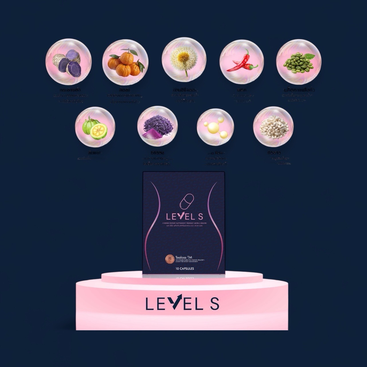 Level S Dietary Supplement – 10 Capsules