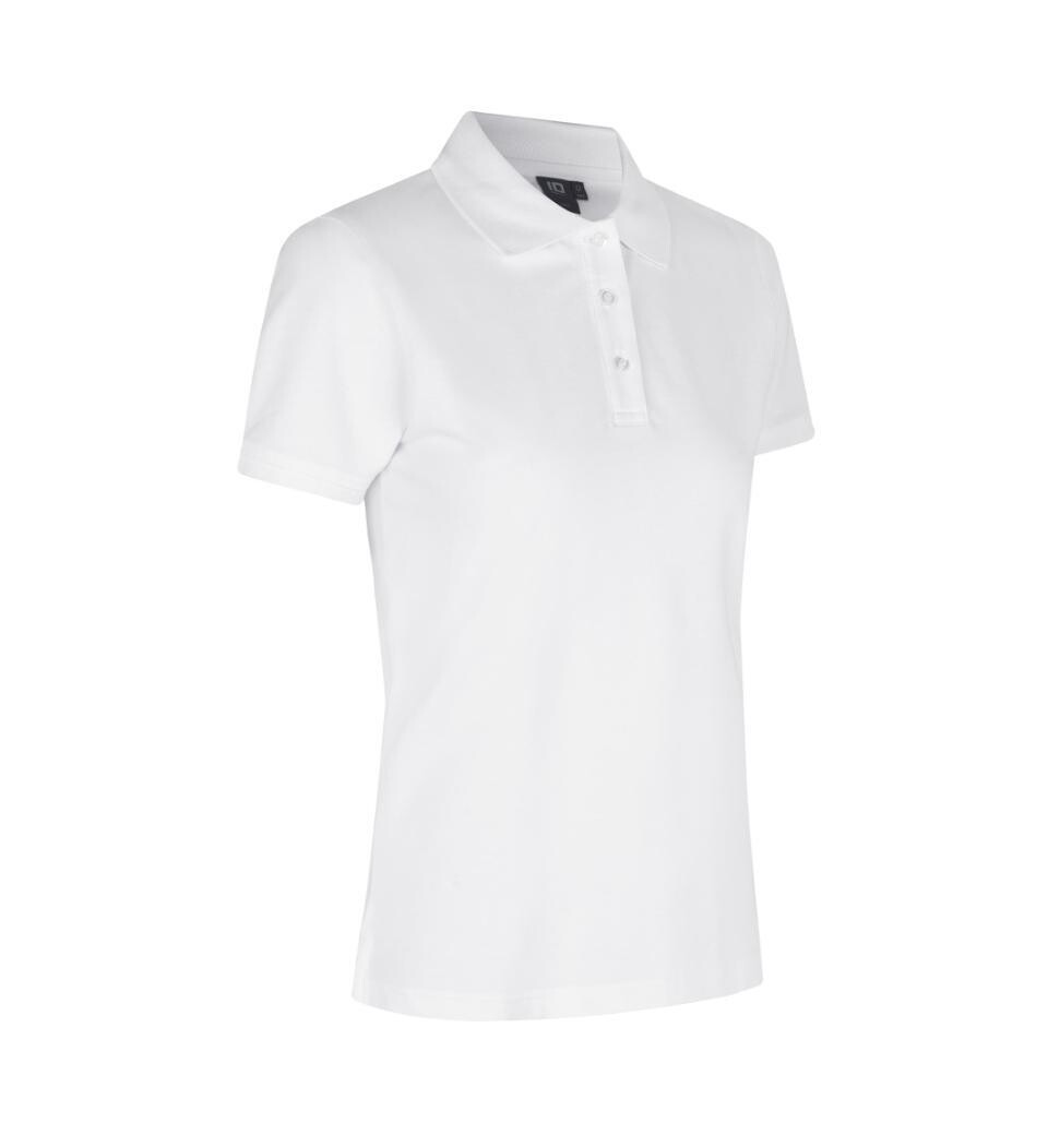 ID0527 - Damen Polo, Farbe: weiss
