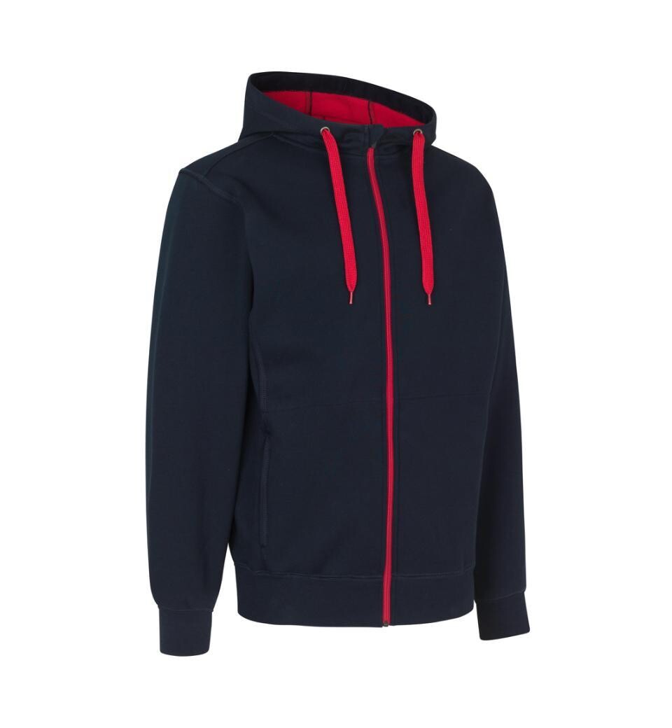 ID0630 Sweat Jacke m. Zipp