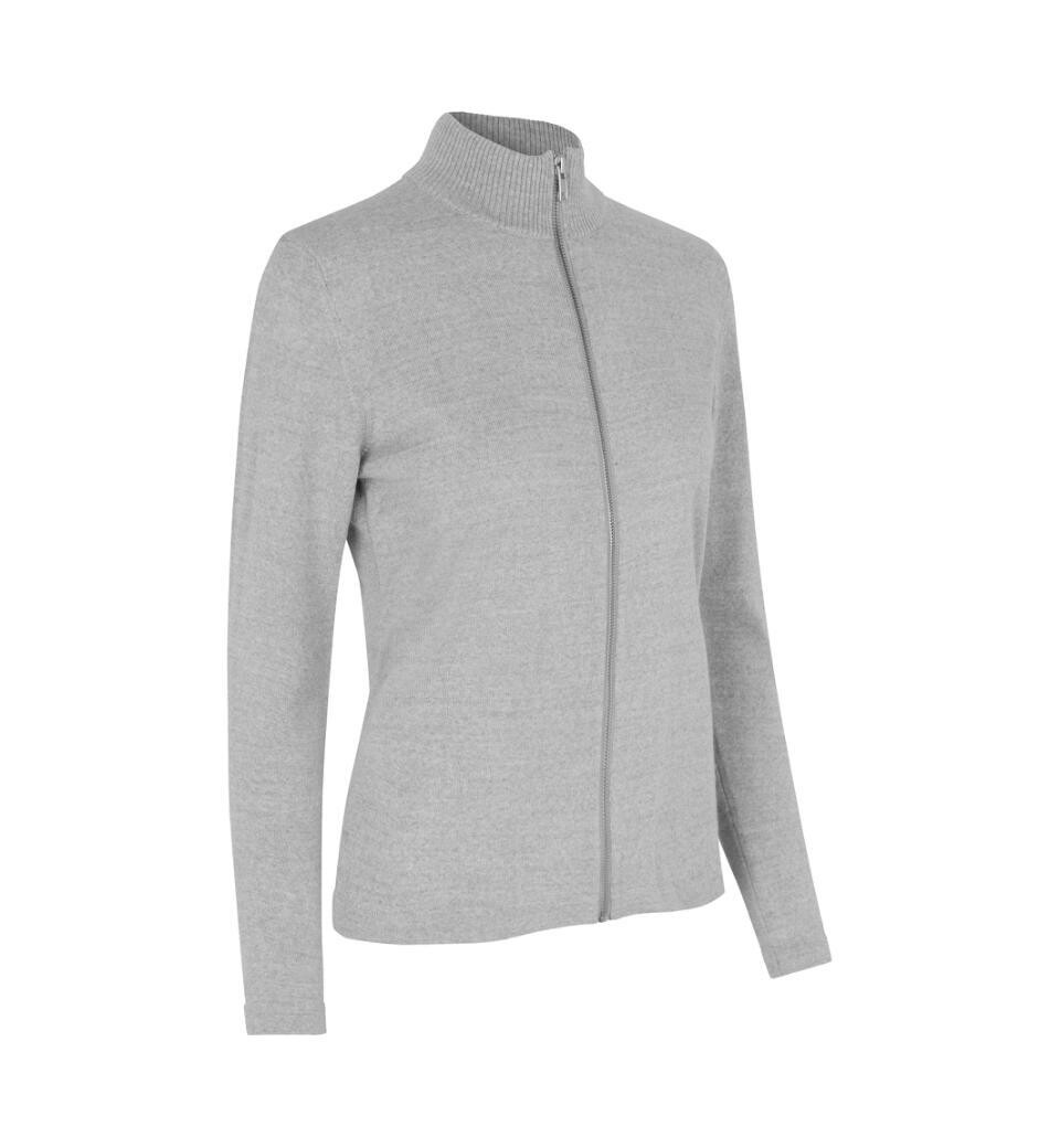 S661 Cardigan Weste mit Reißverschluss Damen