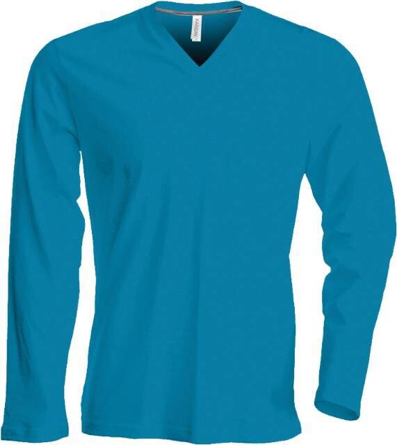 K358  Langarm Herren V-TShirt