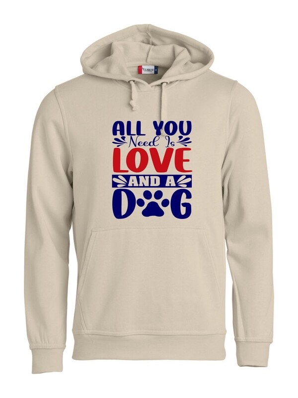 8380 All You need dog Sweatpulli