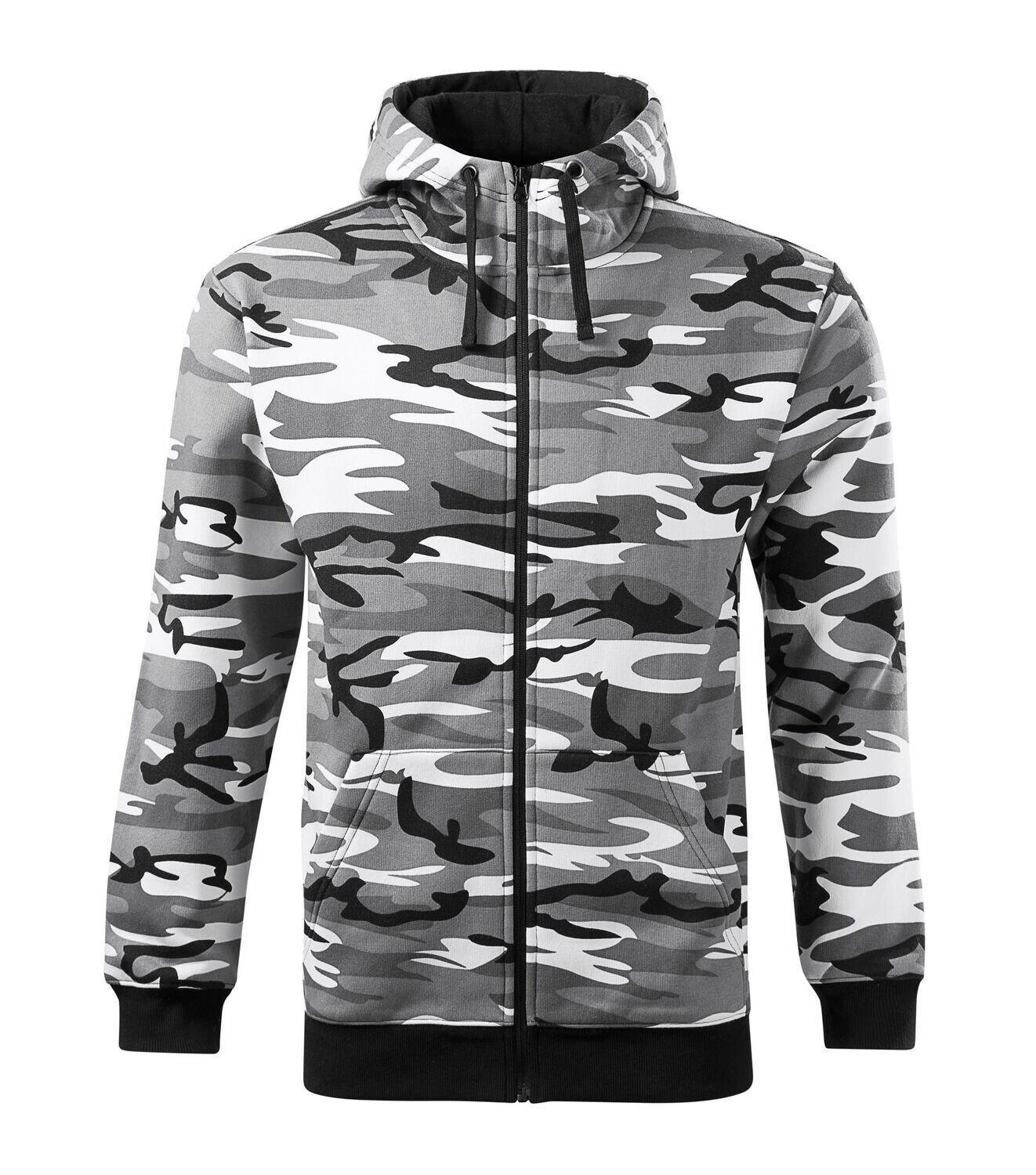 MF C19 - Kapuzen Sweatjacke camouflage