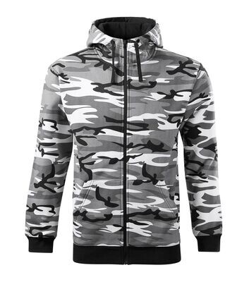 MF C19 - Kapuzen Sweatjacke camouflage