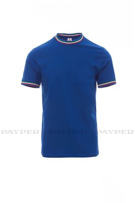 PY- T-SHIRT 'Flag' mit Kontraststreifen  155g/m²