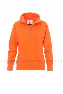 PY- Sweatpulli mit kurz Zipp 'Miami' 300g/m² - Damen