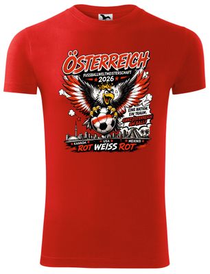 Fan-Shirt Österreich zur WM 2026 – ideal für Fußballfans