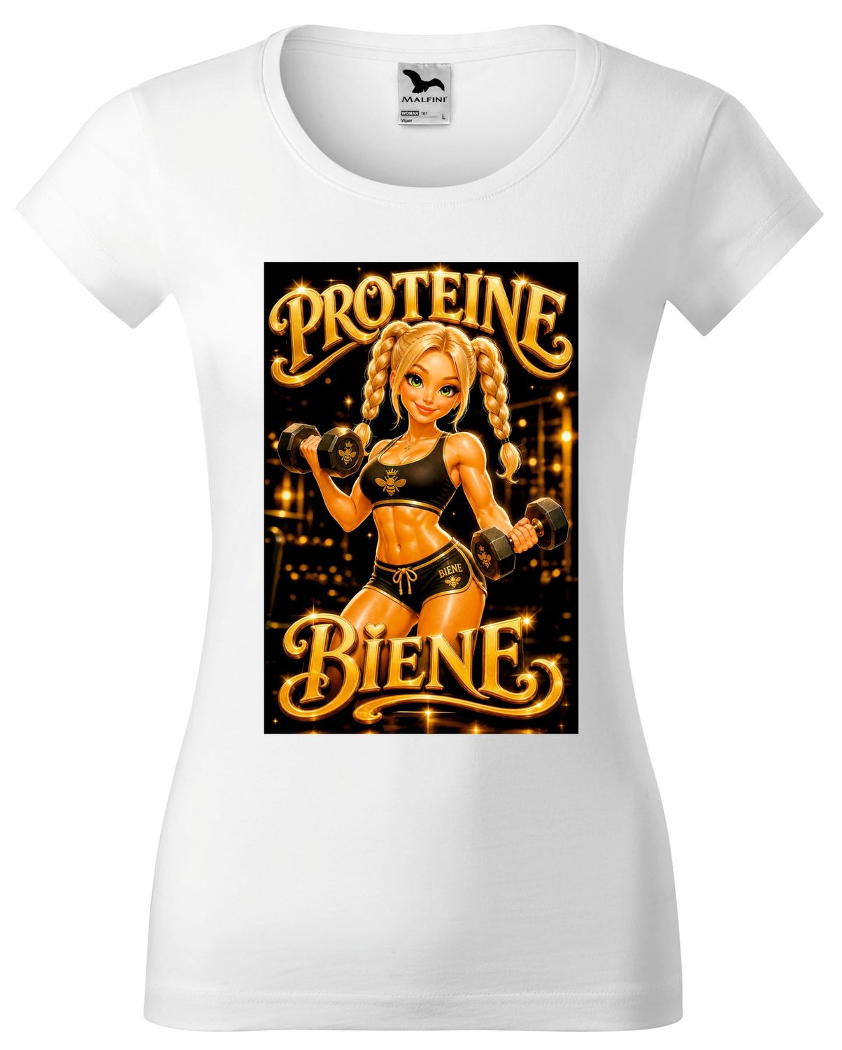 W-Funshirt Proteinbiene 2 DamenShirt MF161 W-Funshirt Proteinbiene 2 DamenShirt MF161