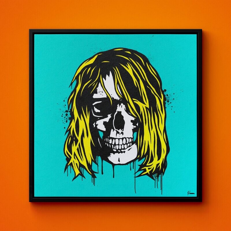 Kurt Cobain Skull - Dead Famous Collection