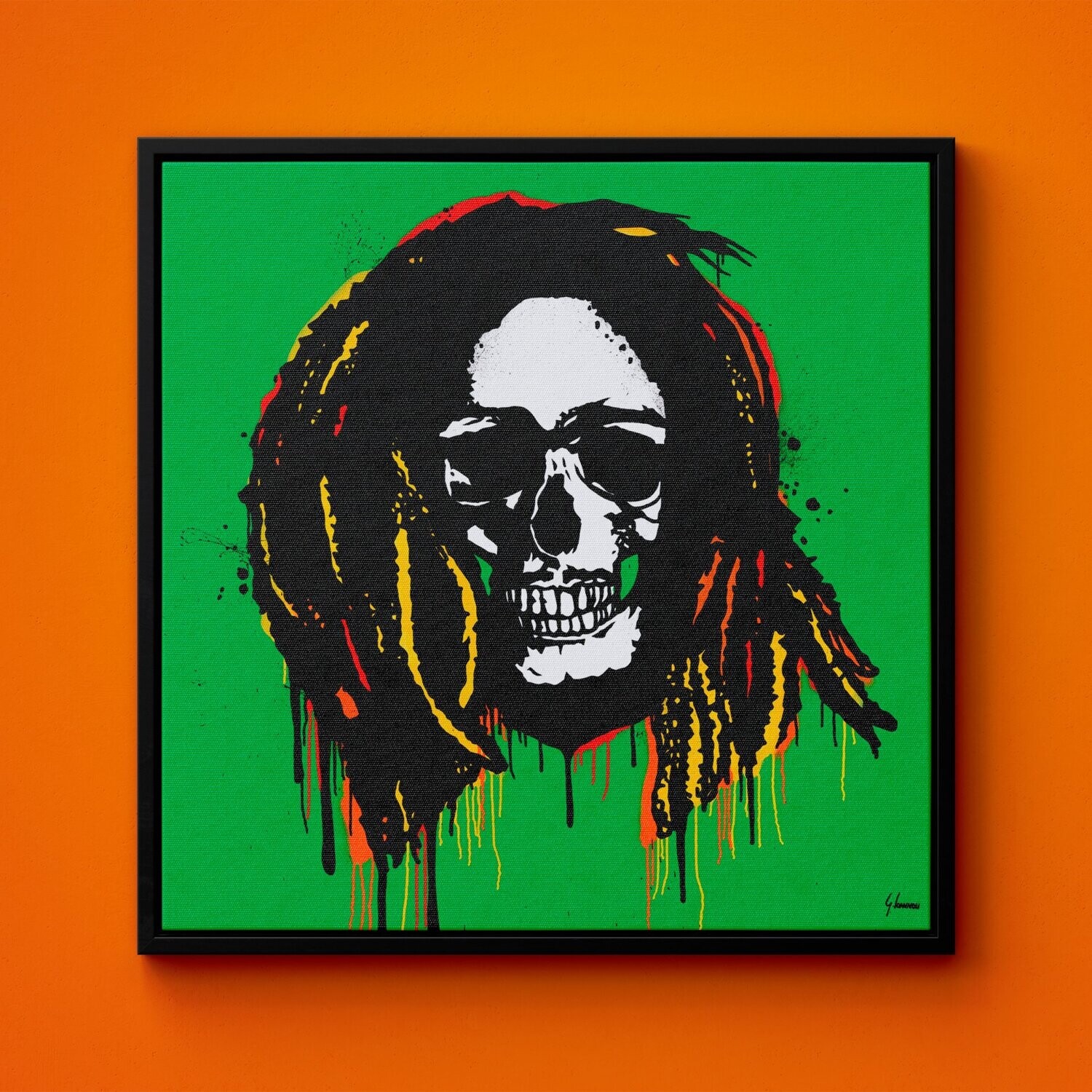 Bob Marley Skull - Dead Famous Collection