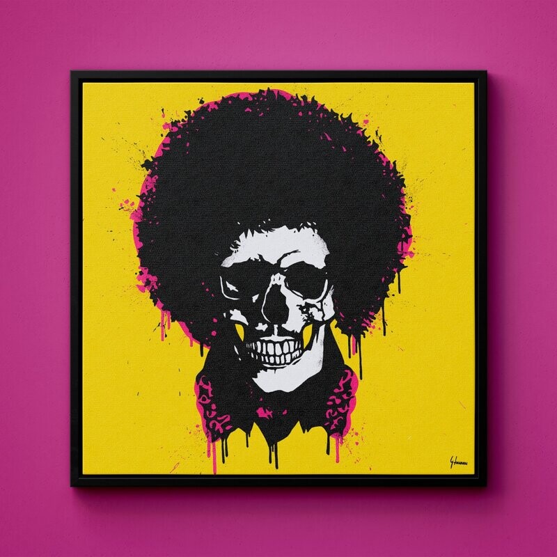 Jimi Hendrix Skull - Dead Famous Collection
