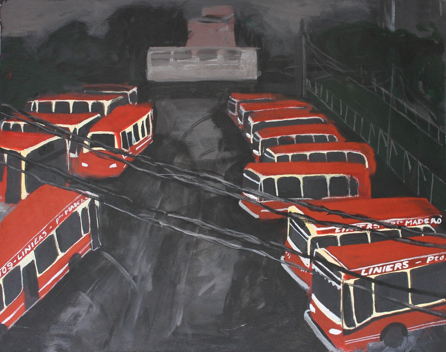 Bus station - #109 - Print