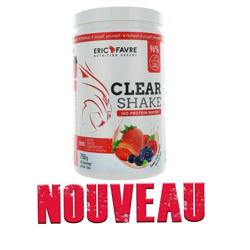 Clear Shake Proteine "FRUIT ROUGE"