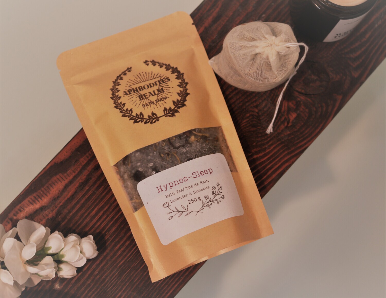Hypnos- Sleep (Lavender & Hibiscus) Bath Tea