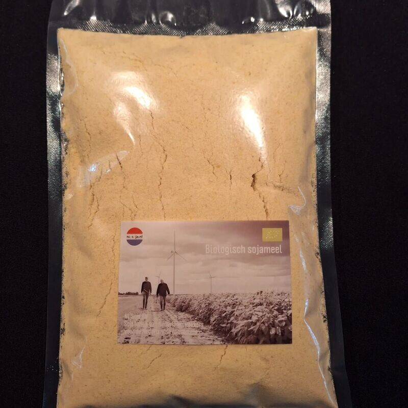 Sojameel full fat (niet geroosterd) 500 gram - €4,75 Sojameel full fat (niet geroosterd) 500 gram - €4,75