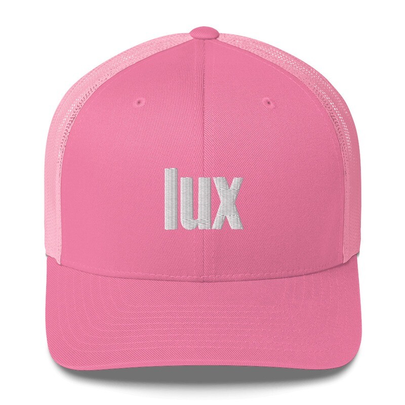 Pink LUX Trucker Cap