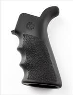 Hogue AR-15/M-16 Rubber Grip Beavertail w/ Finger Grooves - Black