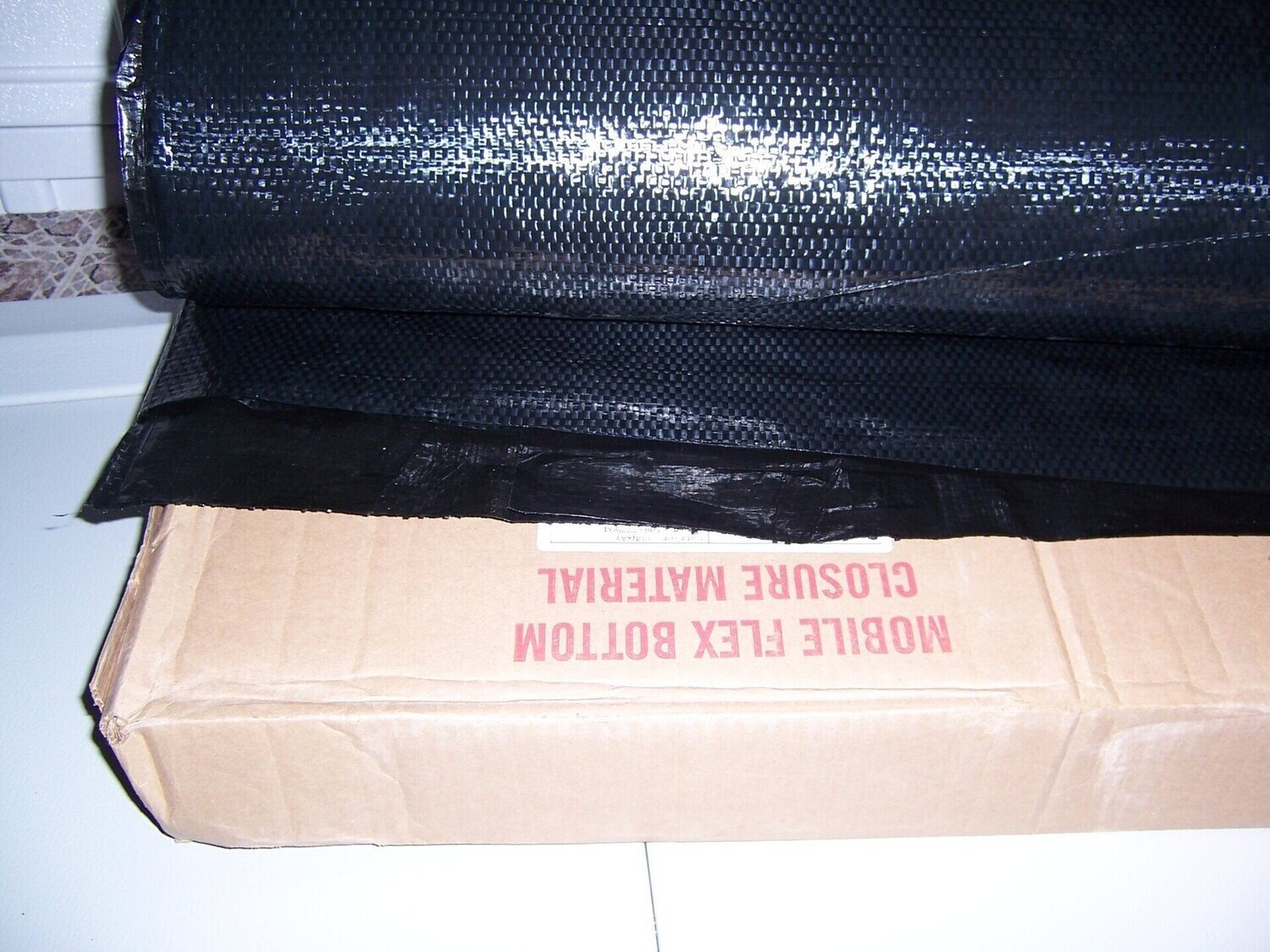 mobile flex  bottom board tarp 16' 4'' WIDE x 80' long