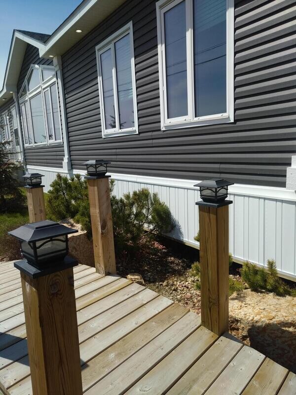 RUSTIQUE RIBB Mobile Home vinyl skirting solid