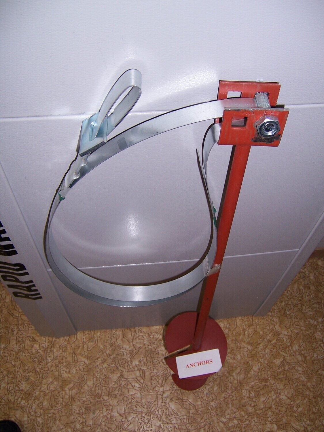 SINGLE 6" DISK 48" SHAFT Mobile Home Tie Down Ground Anchor