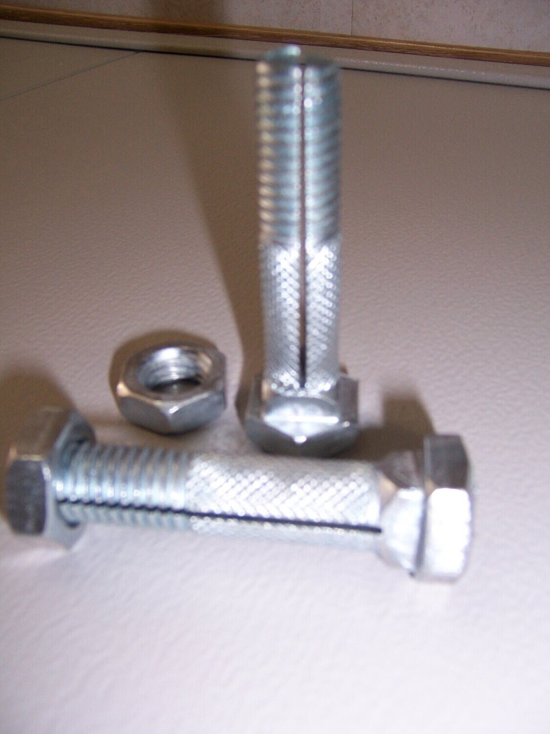 SLOTTED BOLT & NUT Mobile home Tie Down Anchors