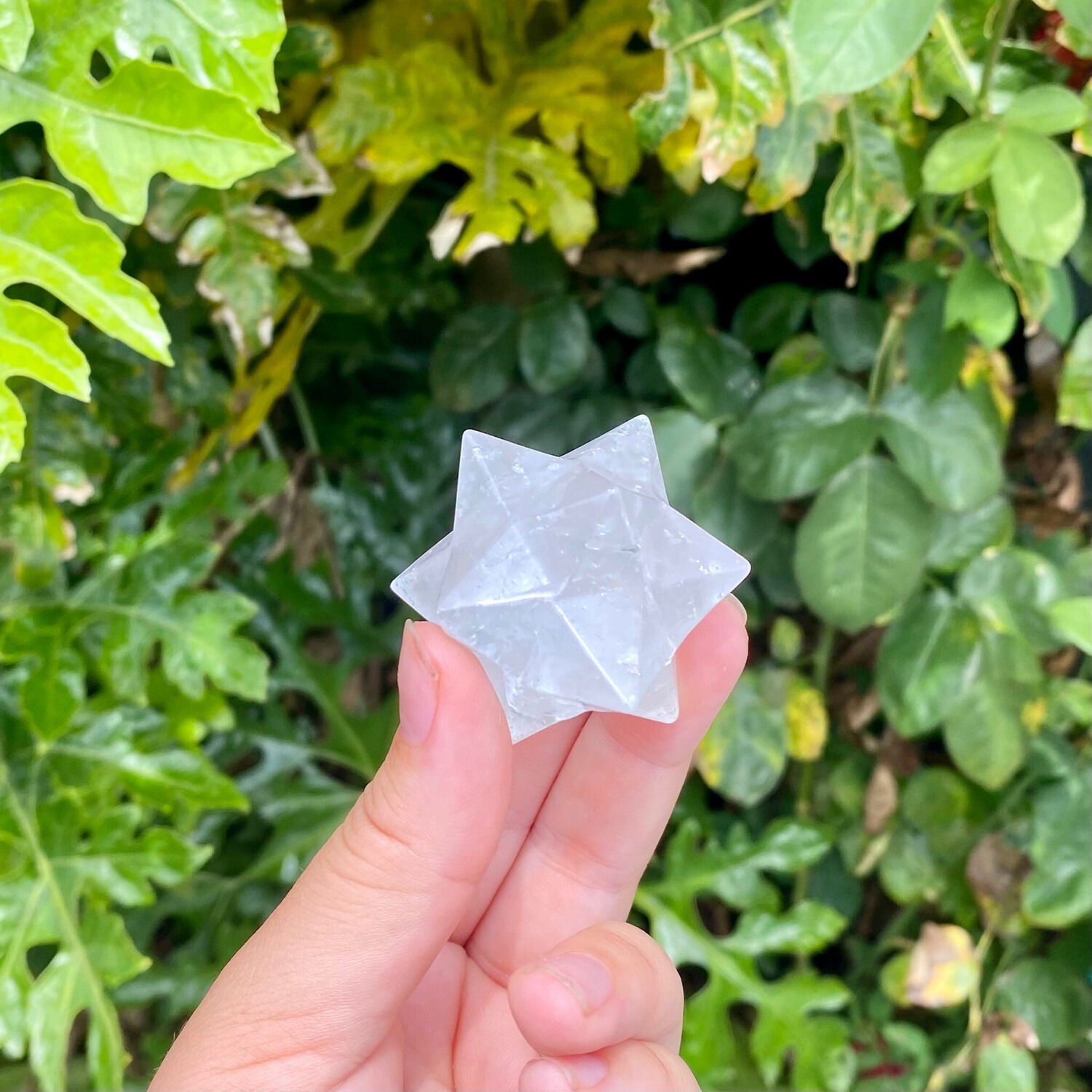Clear Quartz Merkaba