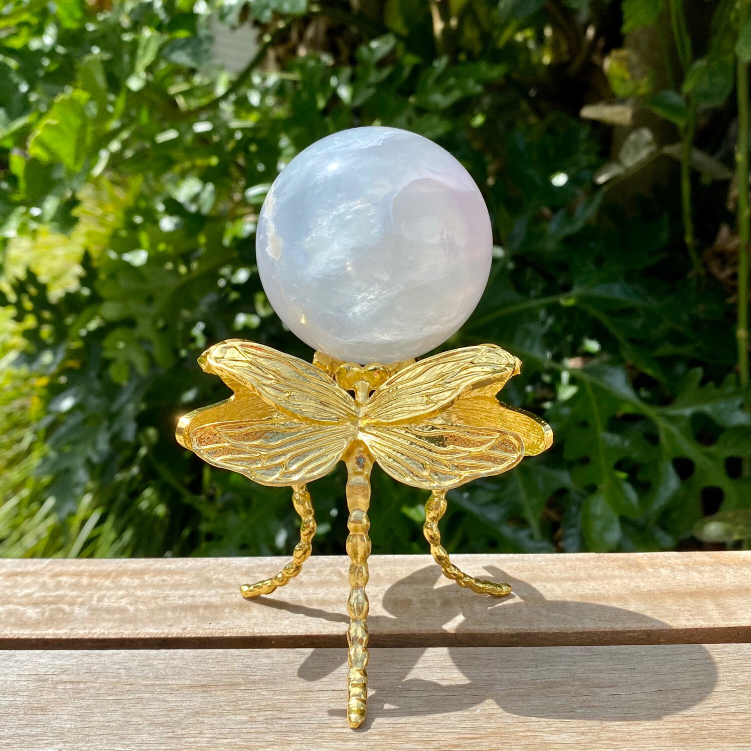 Gold Dragonfly Stand