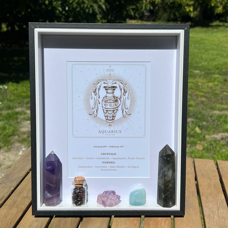 Aquarius Zodiac Frame