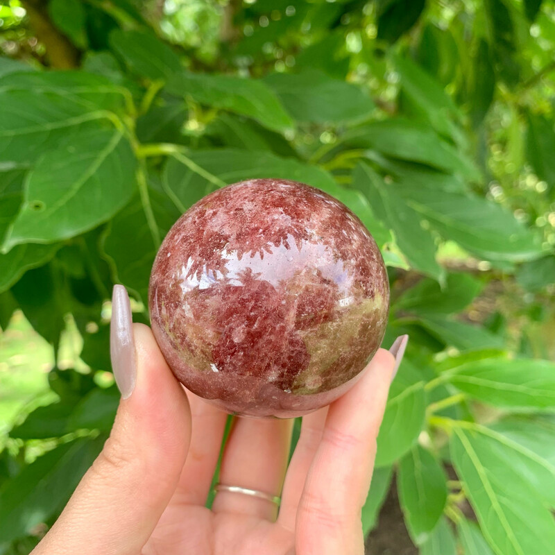 Strawberry Quartz Sphere