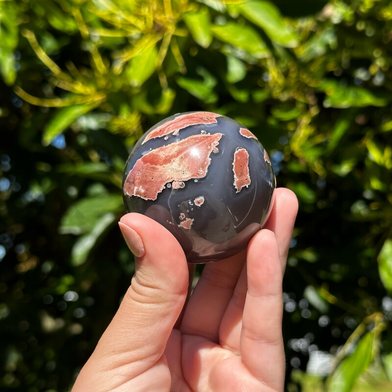 Football Agate Sphere